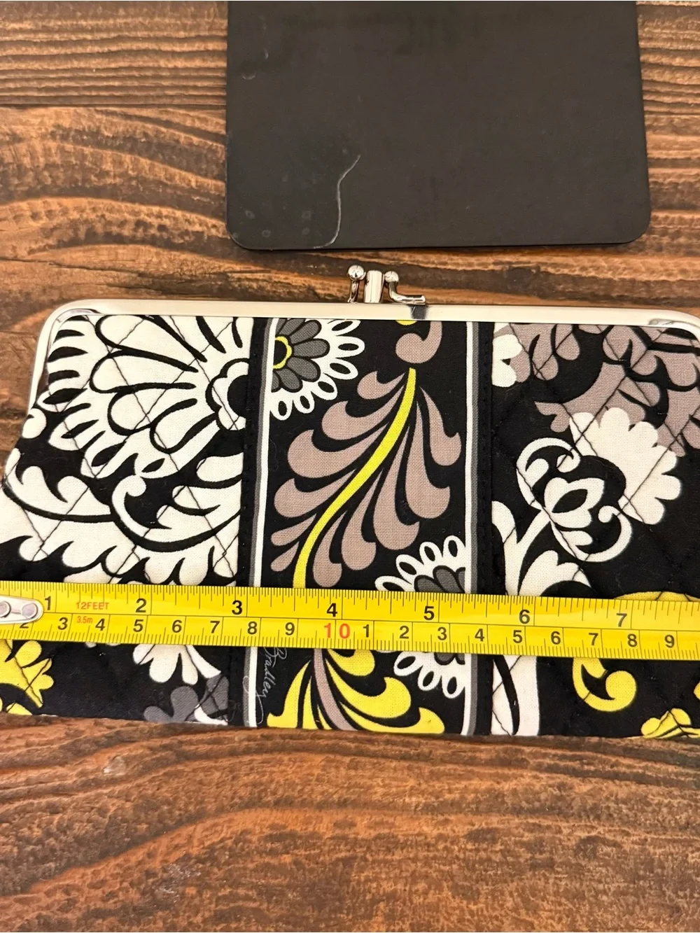 Vera Bradley Retired Baroque Kiss Lock Wallet | Like New | Care Card Included